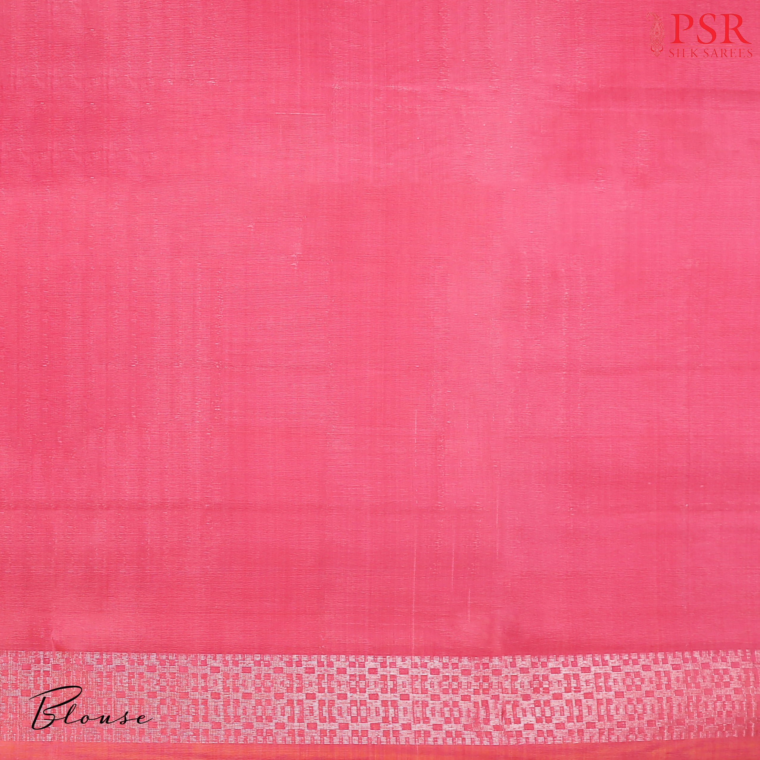 Indulge in the timeless beauty of our Yellow&nbsp;Kora Soft Silk Saree, gracefully paired with a Flamingo Pink contrast